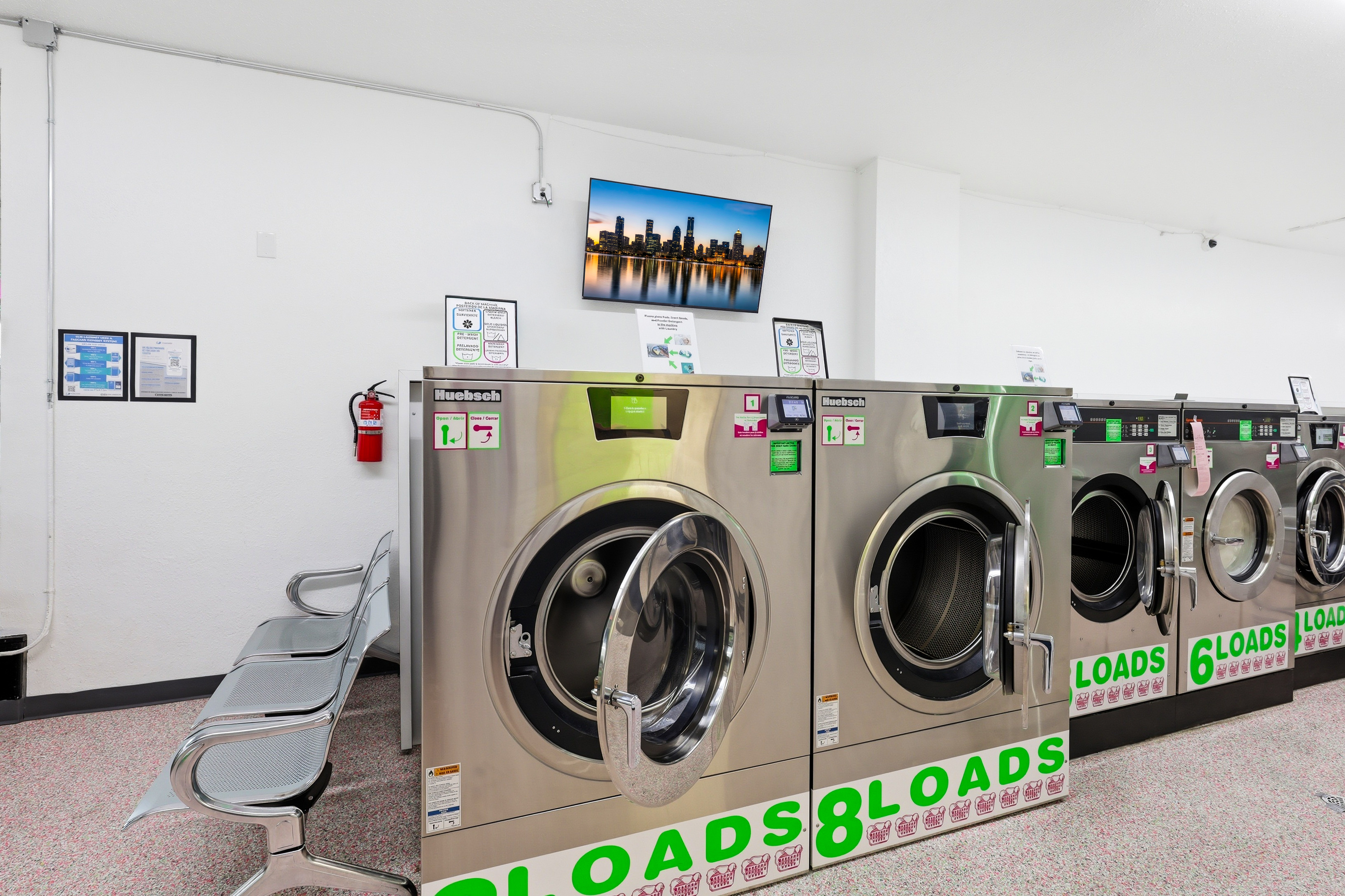 Kankakee Laundromat High Capacity Machines