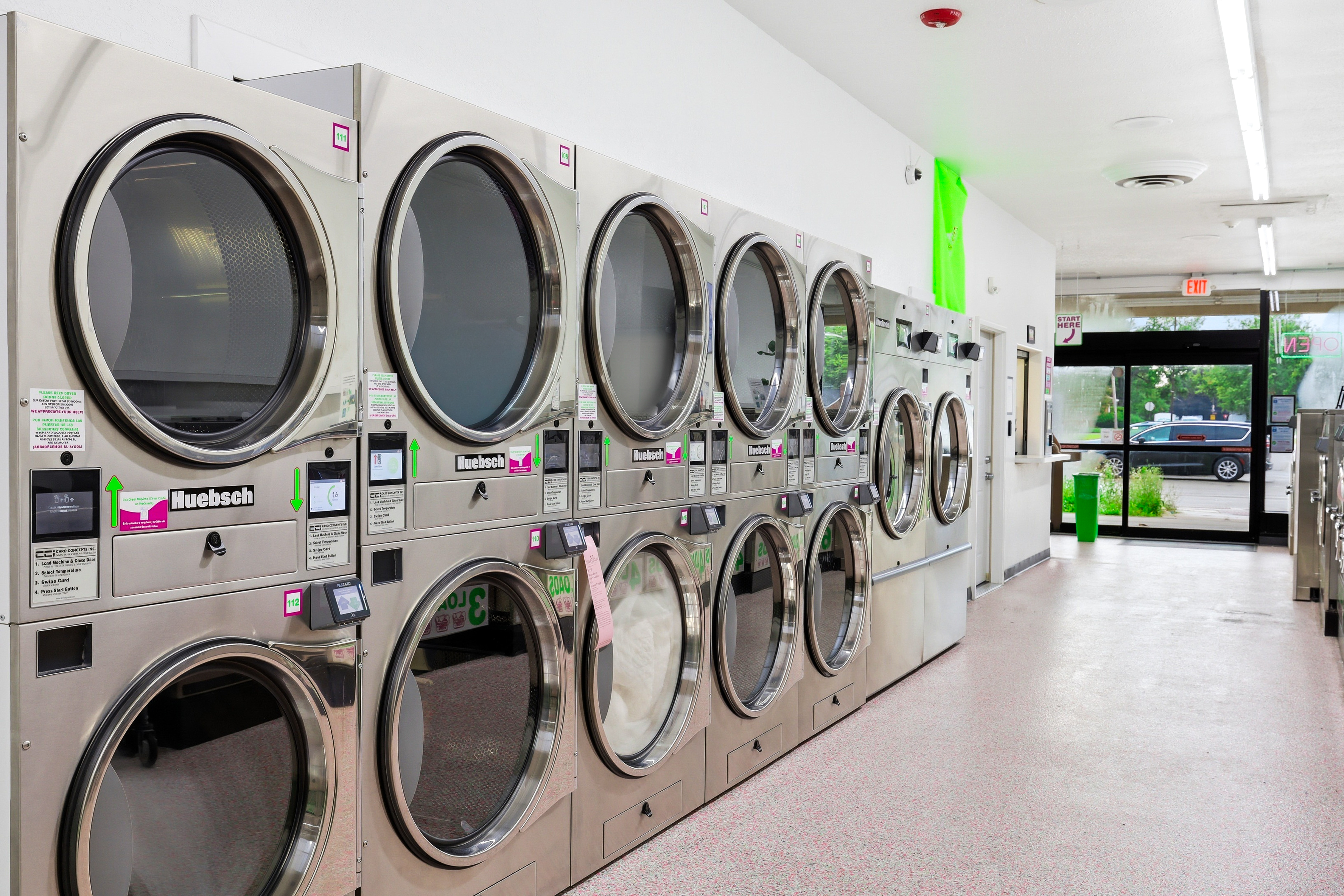 Kankakee Laundromat High Capacity Dryers